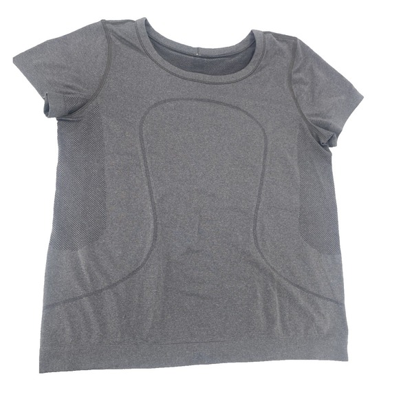 lululemon athletica Tops - Lululemon Swiftly Tech Shirt Gray Running Pullover Short Sleeve Women's 10**READ